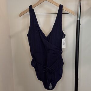 Andie Swim Belmar One Piece Navy NWT